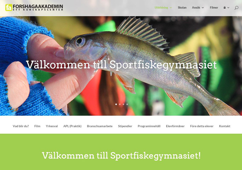 Stort intresse för Sportfiskegymnasiet