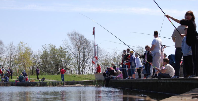 Fiskedag i Amhults damm!