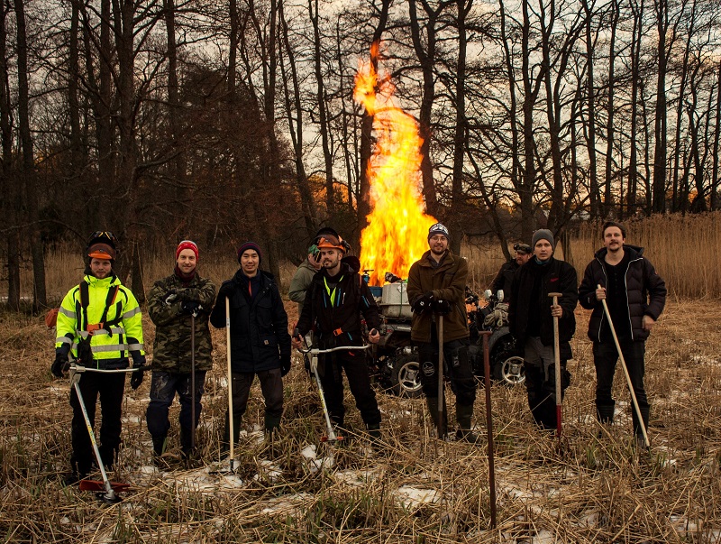 Succé för vassröjardag på Värmdö