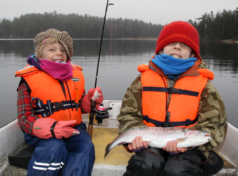 Sista helgen med båtfiske på Mellansjön