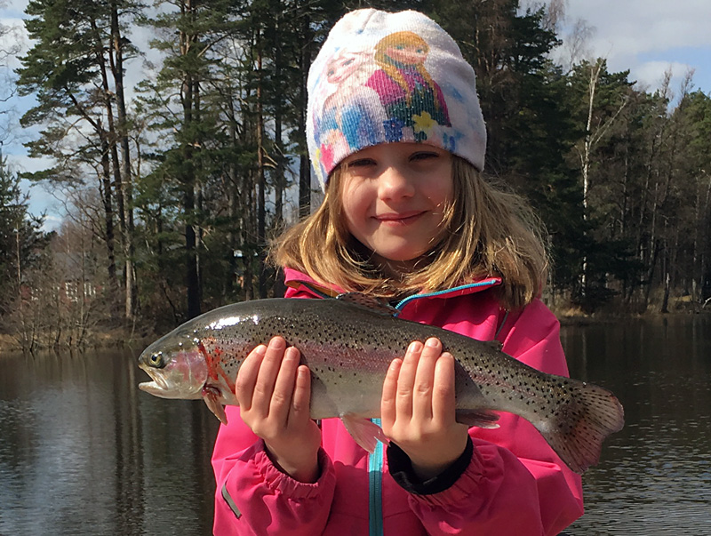 Fiskepremiär i Sandbäckstjärn