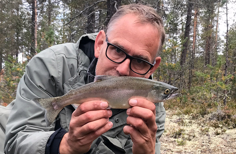 Nytt rekord på indianlax från nytt vatten i Dalarna