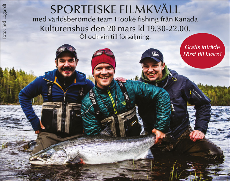 Kom och kolla på fiskefilm i Luleå