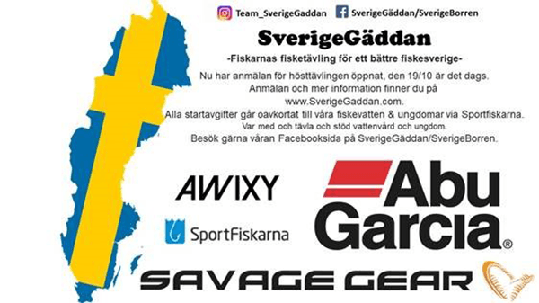 SverigeGäddan- gäddfisketävling landet runt 19 oktober