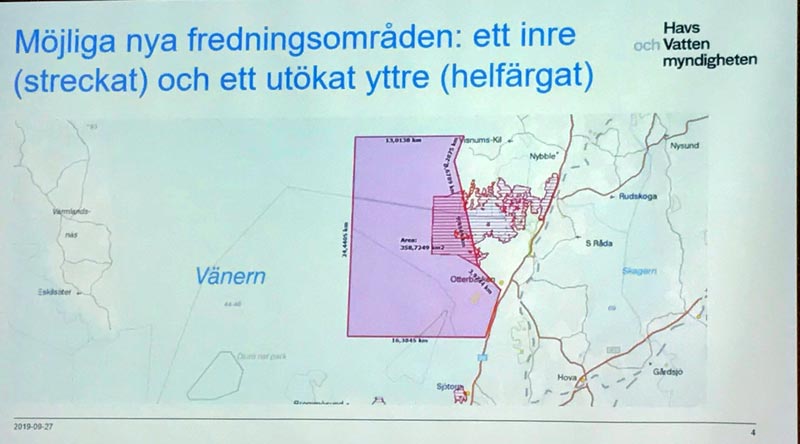 Fredningsområdet utanför Gullspångsälven föreslås öka