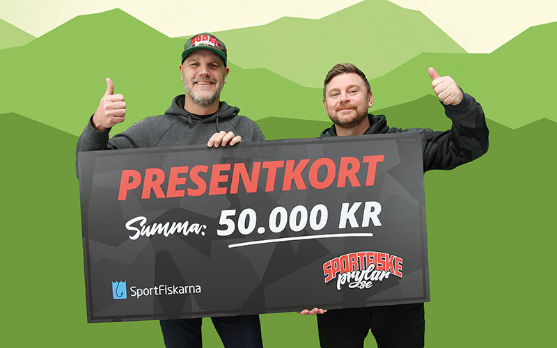 Tävla om 50 000 i fiskegrejor!