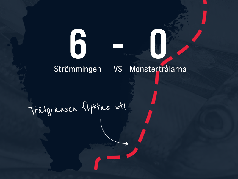 Seger för strömmingen: trålgränsen ska flyttas ut på prov