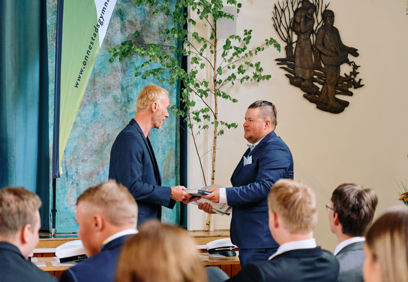 Melker Håkansson får Önnestadsgymnasiets stipendium