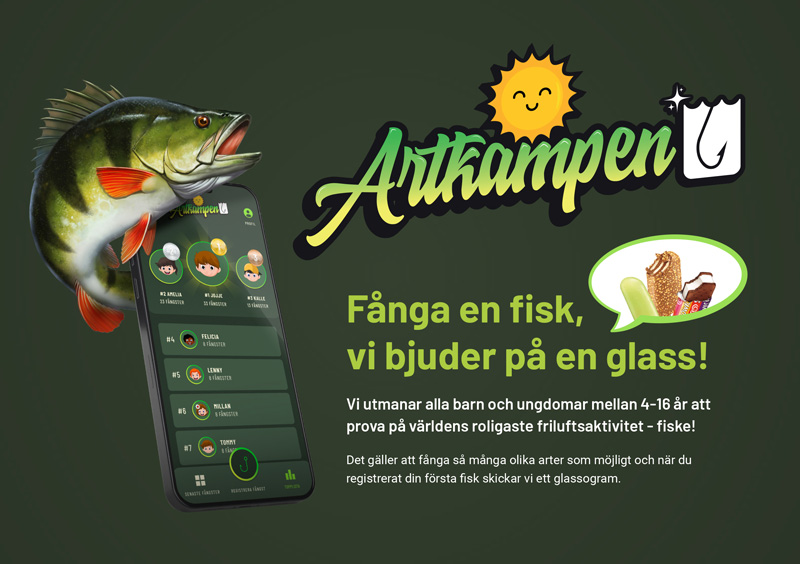 Snart har 1000 barn fiskat i Artkampen!