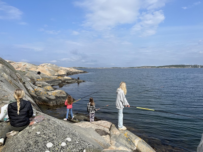 Fiskeskola på kusten i Halmstad!