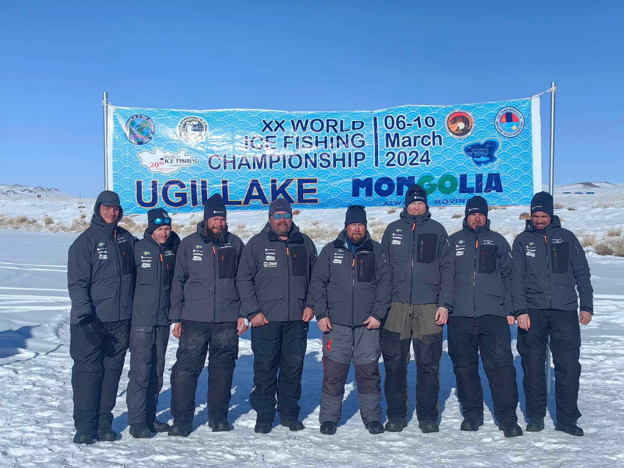 20th World Ice Fishing Championship VM i isfiske avgjort 9-10 Mars i Mongoliet. Sverige slutar på en nionde plats.
