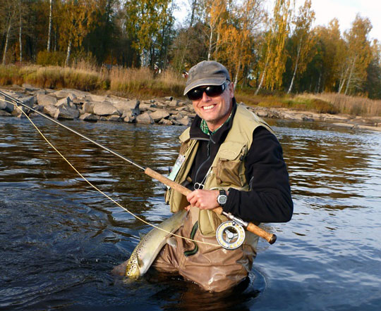 Fint slut på laxfiskesäsongen i Forshagaforsen