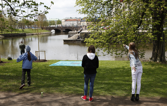 Fiske och casting på Nationaldagsfisket i Göteborg