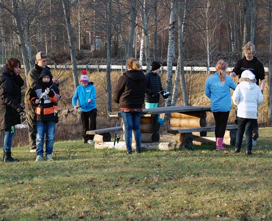 Fiskeskola i Forshaga under december