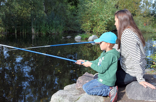 Fiske på Skansen för alla barn